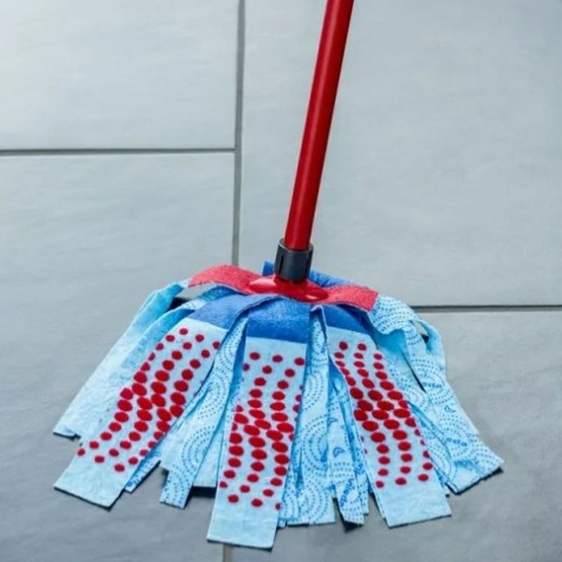 Market - Curatenie si intretinere casa - Produse menaj - Mopuri - Mop Vileda 3Action Velour XL Albastru Rosu - Infinity.ro