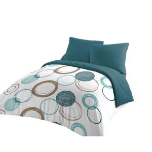 Husa de pilota HOME LINGE PASSION Verde Cercuri 220 x 240 cm