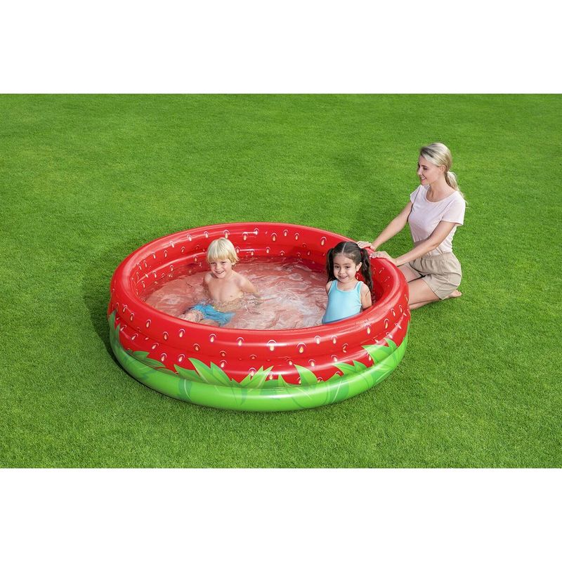 Jucarii, Copii si Bebe - Jucarii si jocuri - Jucarii de exterior - Jucarii pentru plaja si nisip - Piscina Gonflabila pentru Copii Bestway Capsuna 168 x 38 cm - Infinity.ro