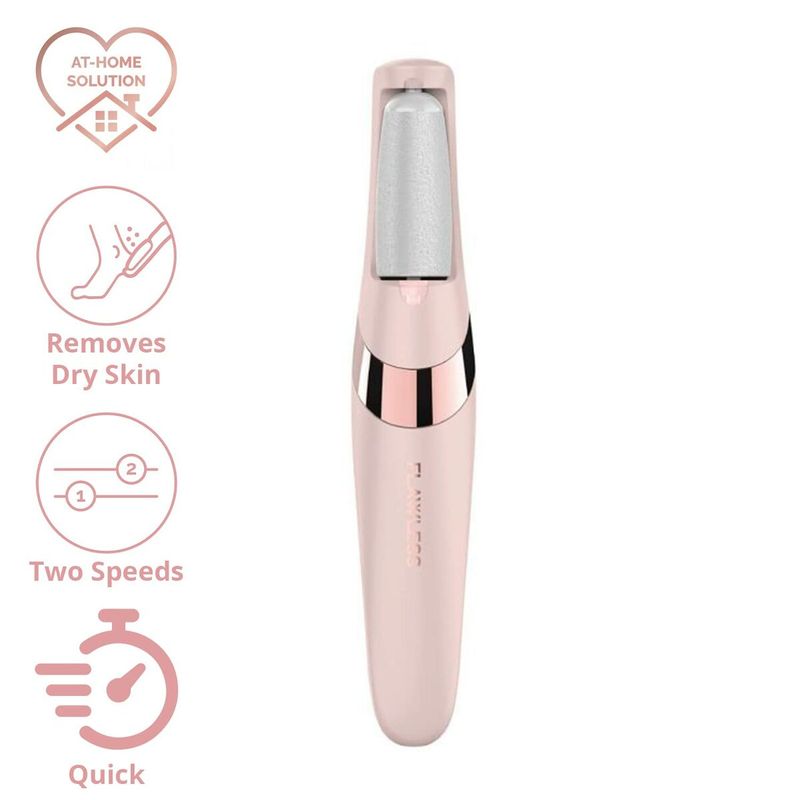 Ingrijire personala si Cosmetice - Manichiura si pedichiura - Accesorii - Electric Callus Remover FLAWLESS Pedi Roz - Infinity.ro