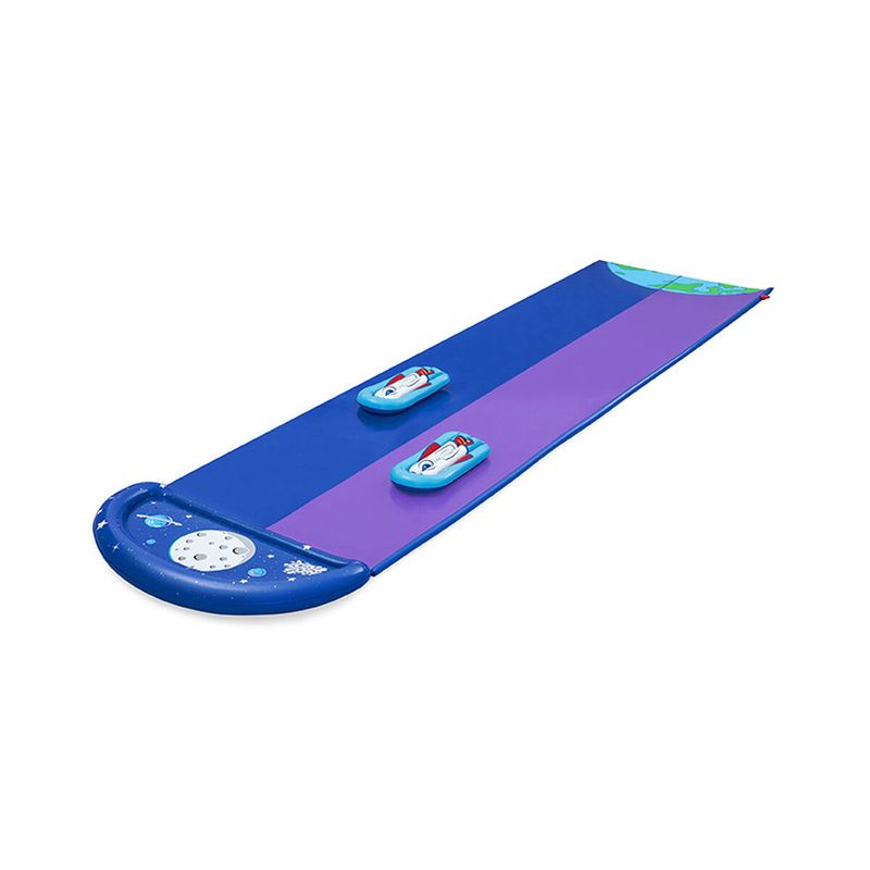 Jucarii, Copii si Bebe/Jucarii si jocuri/Jucarii de exterior/Tobogane copii - Tobogan acvatic Bestway 488 x 138 cm Glisant Double - Infinity.ro