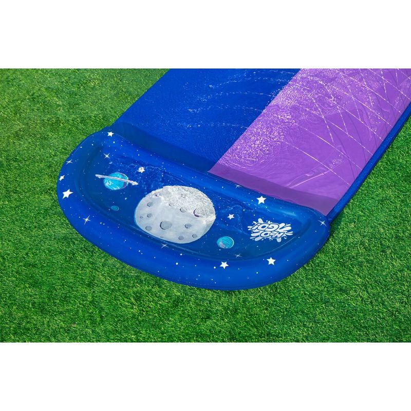 Jucarii, Copii si Bebe/Jucarii si jocuri/Jucarii de exterior/Tobogane copii - Tobogan acvatic Bestway 488 x 138 cm Glisant Double - Infinity.ro