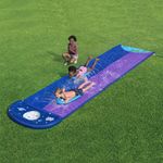 Jucarii, Copii si Bebe/Jucarii si jocuri/Jucarii de exterior/Tobogane copii - Tobogan acvatic Bestway 488 x 138 cm Glisant Double - Infinity.ro