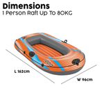 Auto si Moto - Ambarcatiuni - Barci - Barci gonflabile - Barca Gonflabila Bestway Kondor Elite 1000 162 x 96 x 29 cm - Infinity.ro