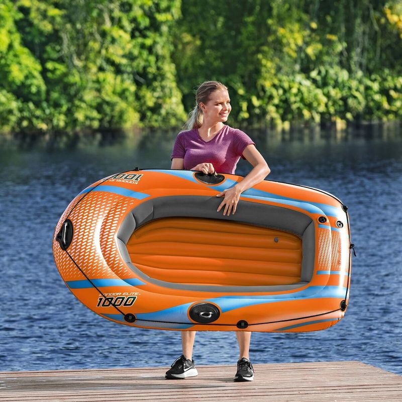 Auto si Moto - Ambarcatiuni - Barci - Barci gonflabile - Barca Gonflabila Bestway Kondor Elite 1000 162 x 96 x 29 cm - Infinity.ro