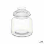 Casa si Gradina - Bucatarie si vesela - Organizare si depozitare bucatarie - Borcane si capace - Borcan Transparent Sticla 600 ml (12 Unitati) Cu Capac - Infinity.ro