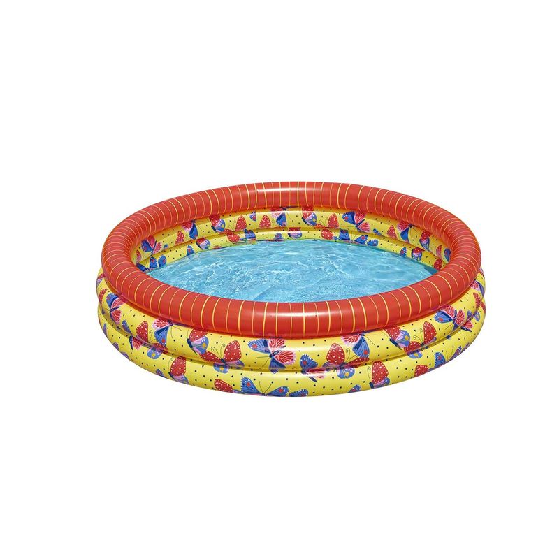 Jucarii, Copii si Bebe - Jucarii si jocuri - Jucarii de exterior - Jucarii pentru plaja si nisip - Piscina Gonflabila pentru Copii Bestway Fluturi 168 x 38 cm - Infinity.ro