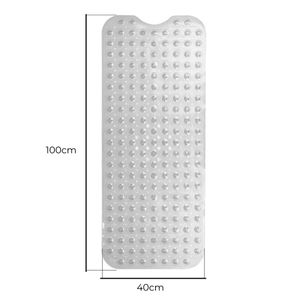 Covoras de dus antiderapant Exma Transparent PVC 100 x 40 cm
