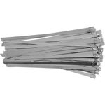 Casa si Gradina - Constructii - Feronerie si accesorii - Suruburi, dibluri si accesorii uz general - Coliere metalice reglabile 8.0 x 250mm, 50buc Yato YT-70581 - Infinity.ro