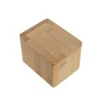 Casa si Gradina - Bucatarie si vesela - Organizare si depozitare bucatarie - Cutii alimentare - Solnita cu capac DKD Home Decor Natural Bambus 10 x 13 x 10 cm - Infinity.ro