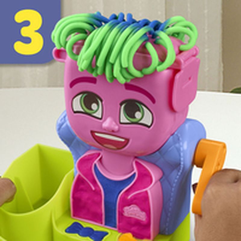 Jucarii, Copii si Bebe - Jucarii si jocuri - Jucarii & jocuri educative - Pasta, lut si nisip modelabil - Joc de Plastilina Hasbro Playdoh Accesorii 6 Vase Coafura - Infinity.ro