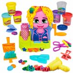 Jucarii, Copii si Bebe - Jucarii si jocuri - Jucarii & jocuri educative - Pasta, lut si nisip modelabil - Joc de Plastilina Hasbro Playdoh Accesorii 6 Vase Coafura - Infinity.ro