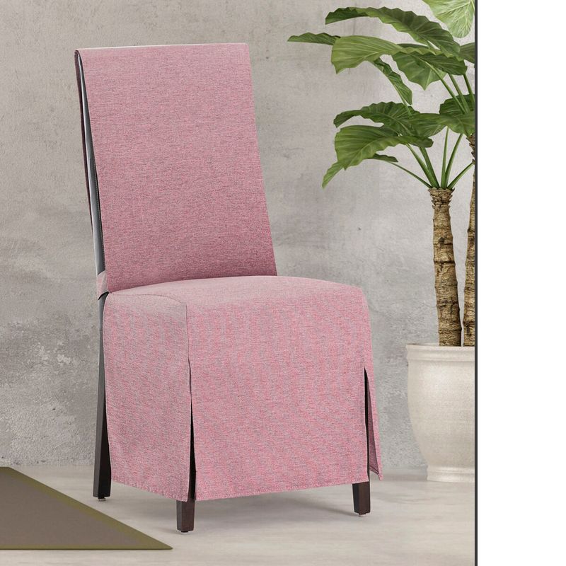 Casa si Gradina - Textile si covoare - Huse pentru mobilier - Husa pentru Scaun Eysa VALERIA Roz 40 x 135 x 45 cm 2 Unitati - Infinity.ro