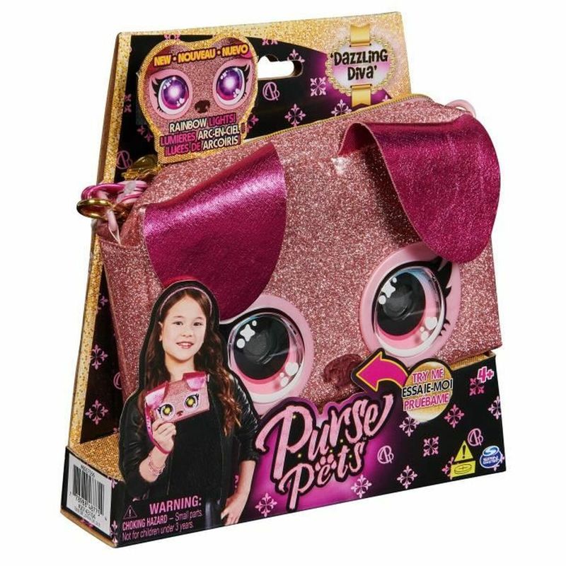 Jucarii, Copii si Bebe - Jucarii si jocuri - Papusi si accesorii - Papusi - Geanta Banduliera Spin Master PursePets Wristlet Puppy - Infinity.ro