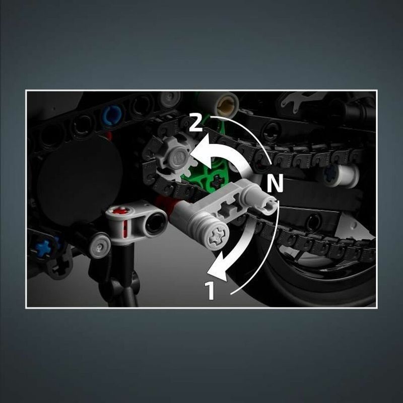 Jucarii, Copii si Bebe - Jucarii si jocuri - Papusi si accesorii - Casute de papusi si mobilier - Casa de papusi Lego Technic 42170 Kawasaki Ninja H2R - Infinity.ro