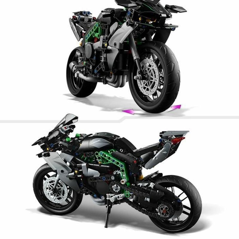 Jucarii, Copii si Bebe - Jucarii si jocuri - Papusi si accesorii - Casute de papusi si mobilier - Casa de papusi Lego Technic 42170 Kawasaki Ninja H2R - Infinity.ro