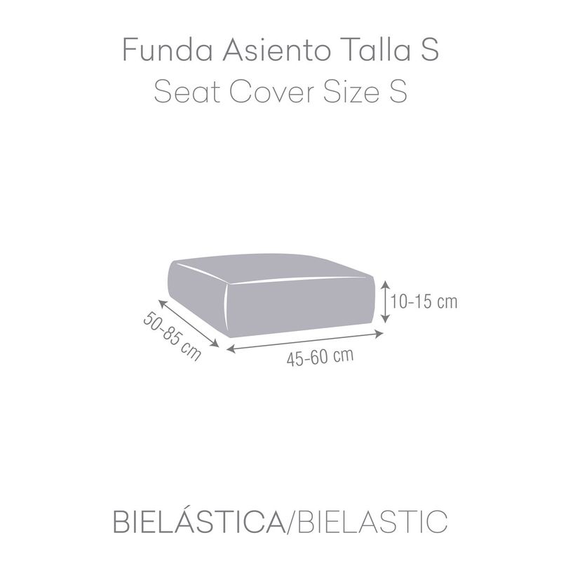 Casa si Gradina - Textile si covoare - Huse pentru mobilier - Husa pentru canapea Eysa JAZ Alb 85 x 15 x 60 cm - Infinity.ro