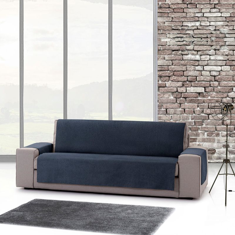 Casa si Gradina - Textile si covoare - Huse pentru mobilier - Husa pentru canapea Eysa MID Albastru 100 x 110 x 190 cm - Infinity.ro