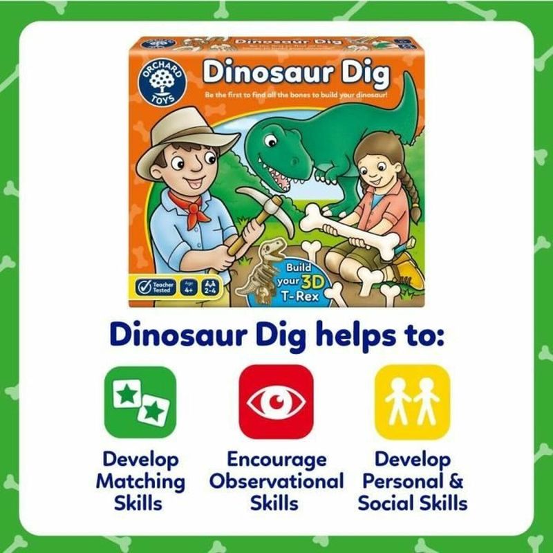 Jucarii, Copii si Bebe - Jucarii si jocuri - Jocuri si puzzle - Jocuri de societate - Joc Educativ Orchard Dinosaur dig (FR) - Infinity.ro