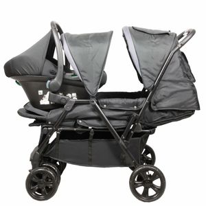 Carucior de plimbat bebe Bambisol Negru
