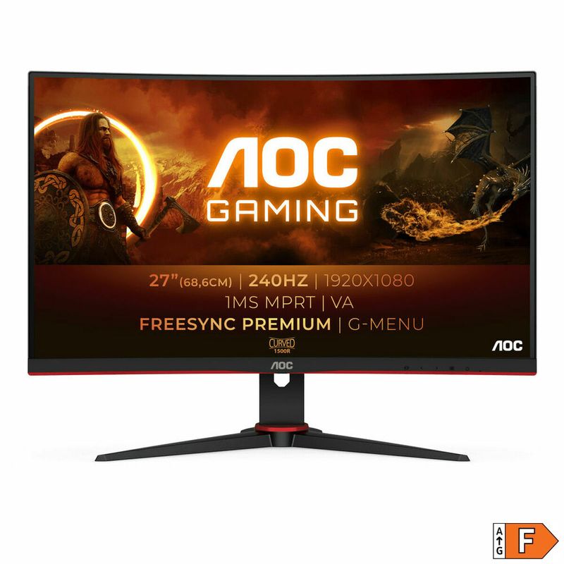 PC, gaming si accesorii - Desktop PC & monitoare - Monitoare - Monitor AOC C27G2ZE/BK Full HD 240 Hz - Infinity.ro