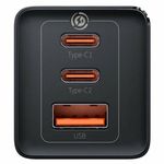 Laptop, Telefoane si Tablete - Telefoane mobile si accesorii - Accesorii Telefoane - Incarcatoare telefoane - Incarcator de Perete Baseus GaN5 Pro 3 65 W Negru (1 Unitati) - Infinity.ro