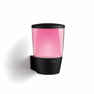 Lampa de perete Wiz Negru Metal Plastic 950 Lm