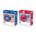 Jucarii, Copii si Bebe - Jucarii si jocuri - Jucarii de exterior - Colaci, ochelari si accesorii inot copii - Flotor gonflabil Bestway Ø 119 cm Multicolor - Infinity.ro