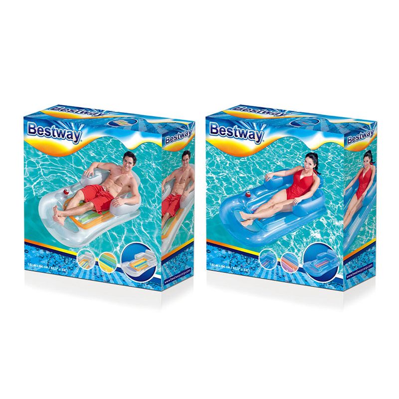 Jucarii, Copii si Bebe - Jucarii si jocuri - Jucarii de exterior - Saltele si mingi pentru plaja - Scaun gonflabil pentru piscina Bestway 157 x 89 cm - Infinity.ro