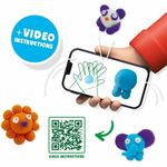 Jucarii, Copii si Bebe - Jucarii si jocuri - Jucarii & jocuri educative - Pasta, lut si nisip modelabil - Joc de Plastilina SES Creative (6 Piese) (4 Piese) - Infinity.ro