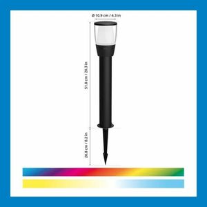Lampa solara Wiz Elpas Negru 400 lm