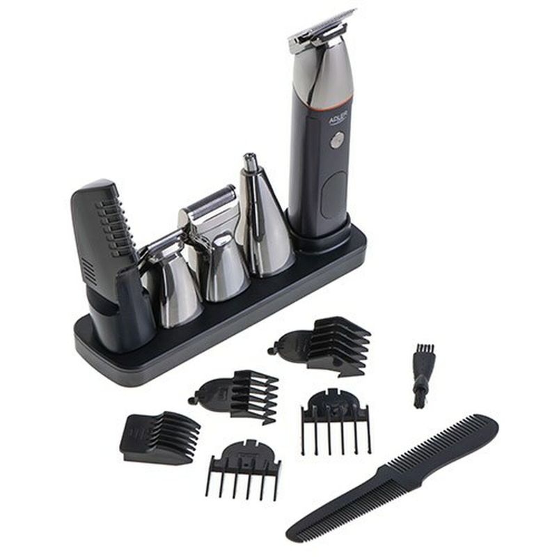 Ingrijire personala si Cosmetice - Aparate & accesorii ingrijire personala - Aparate de ras si tuns - Aparate de ras electrice - Trusa de ingrijire pentru barbati 5 in 1 Adler AD 2946 - Infinity.ro