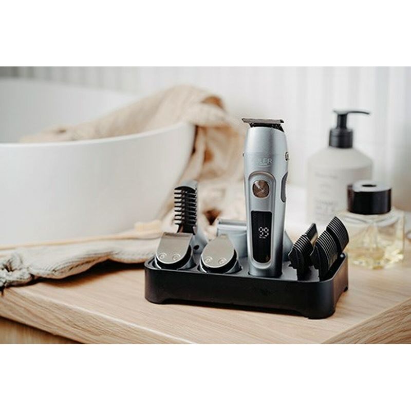 Ingrijire personala si Cosmetice - Aparate & accesorii ingrijire personala - Aparate de ras si tuns - Aparate de tuns - Set de ingrijire multifunctional  6 in 1 Adler AD 2944 , Tuns Facial Si Corporal, Cu Diverse Accesorii - Infinity.ro