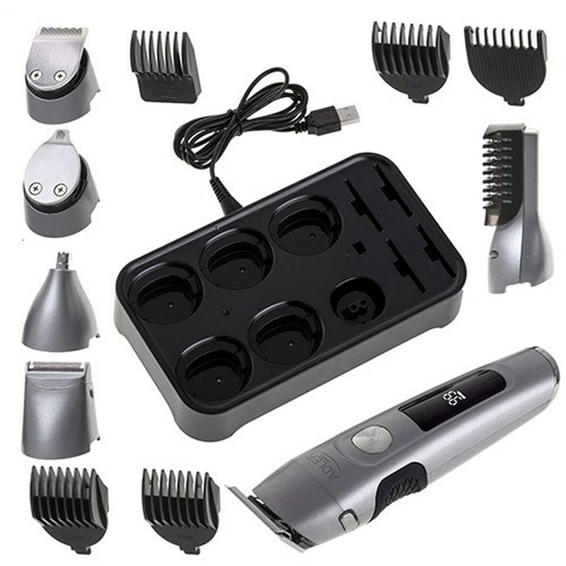 Ingrijire personala si Cosmetice - Aparate & accesorii ingrijire personala - Aparate de ras si tuns - Aparate de tuns - Set de ingrijire multifunctional  6 in 1 Adler AD 2944 , Tuns Facial Si Corporal, Cu Diverse Accesorii - Infinity.ro