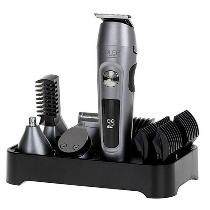 Ingrijire personala si Cosmetice - Aparate & accesorii ingrijire personala - Aparate de ras si tuns - Aparate de tuns - Set de ingrijire multifunctional  6 in 1 Adler AD 2944 , Tuns Facial Si Corporal, Cu Diverse Accesorii - Infinity.ro