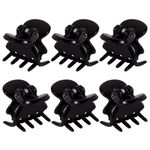 Fashion, accesorii si bijuterii - Femei - Accesorii femei - Accesorii pentru par femei - Set clame par, negru, 1.5cm, 6 bucati - Infinity.ro