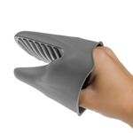Casa si Gradina - Textile si covoare - Textile bucatarie - Manusi bucatarie - Manusa silicon, gri - Infinity.ro