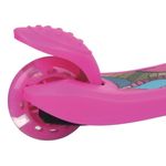 Sport si Outdoor - Role, trotinete si skateboard - Trotinete copii - Trotineta copii, 3 roti, led, frana spate, reglabila, fucsia - Infinity.ro