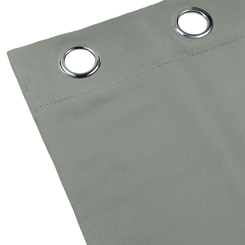 Casa si Gradina - Textile si covoare - Perdele si draperii - Draperii - Draperie fereastra, model gri, dimensiuni 140x 140cm, inele 4cm, material poliester - Infinity.ro