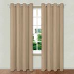 Casa si Gradina - Textile si covoare - Perdele si draperii - Draperii - Draperie decorativa, taupe, inele 4cm, 140x 260cm - Infinity.ro
