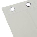 Casa si Gradina - Textile si covoare - Perdele si draperii - Draperii - Draperie decorativa, model ecru, dimensiuni 140x 260 cm, inele fixare 4 cm, material poliester - Infinity.ro