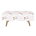 Casa si Gradina/Textile si covoare/Textile bucatarie/Fete de masa - Fata de masa petrecere, multicolor, 180x 120cm, plastic, model happy birthday - Infinity.ro