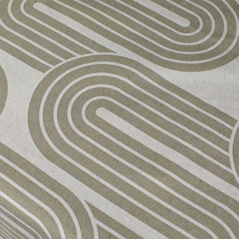Casa si Gradina - Textile si covoare - Textile bucatarie - Fete de masa - Fata de masa, model linii, culoare bej, dimensiuni 180x 140cm, compozitie 60% bumbac 40% poliester - Infinity.ro
