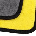 Auto si Moto - Intretinere auto - Produse curatare auto - Set lavete microfibre auto, model neatribuit, dimensiuni 30x 30cm si 40x 40cm, 2 bucati, culori galben si gri - Infinity.ro