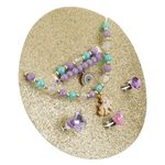 Fashion, accesorii si bijuterii - Copii - Accesorii copii - Bijuterii si ceasuri copii - Set bijuterii unicorn, 6 piese, geanta transparenta multicolor, diametru 13.5 cm, inaltime 4 cm - Infinity.ro