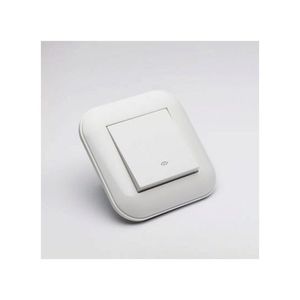 Intrerupator cap Cruce Ovivo Loft ST alb
