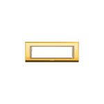 Casa si Gradina - Electrice - Accesorii electrice - Accesorii prize si intrerupatoare - Rama 7M modular sistema auriu si dore Panasonic P-TS.R.7M-GL - Infinity.ro
