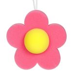 Ingrijire personala si Cosmetice - Ingrijire personala - Ingrijire corp - Bureti de baie - Burete baie, model floare, culori fucsia galben, dimensiuni 14.5 x 14 x 3.5cm - Infinity.ro