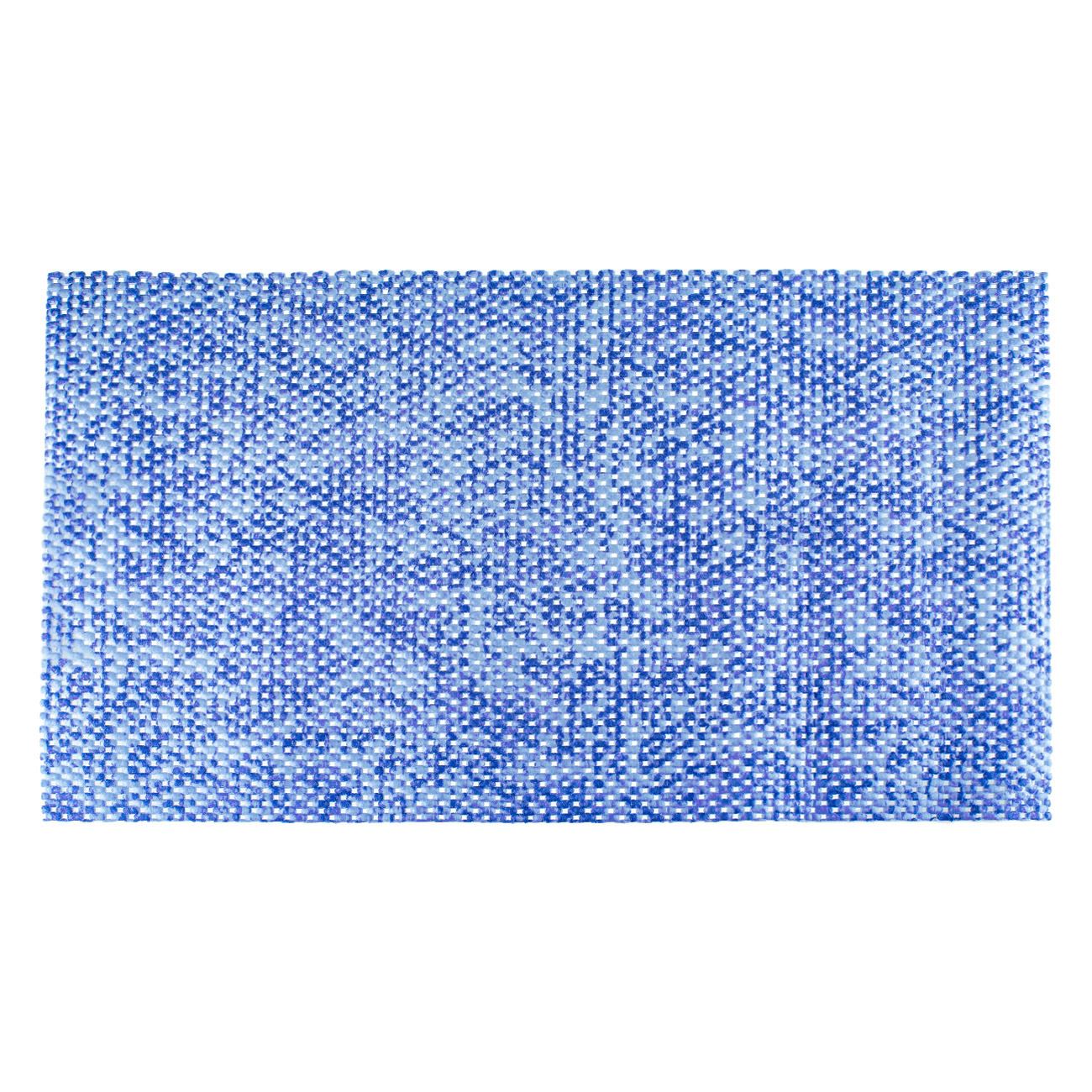 Covoras antiderapant baie, model bleu, dimensiuni 39 x 70cm