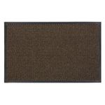Casa si Gradina - Textile si covoare - Covoare - Covorase intrare - Covoras usa, model dungi, maro/negru, 80x 50cm, pvc, mocheta - Infinity.ro